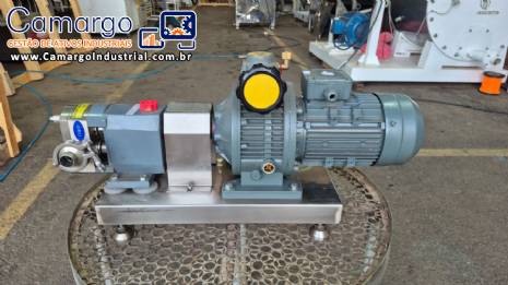 Bomba de l�bulos sanit�ria em a�o inox ZH SS304