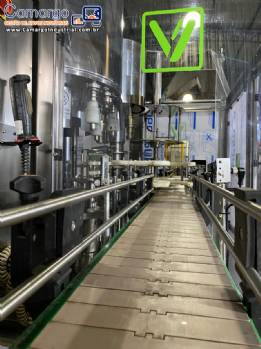 Envasadora rotativa bombonas gal�es de 1 � 5 litros Vinox Zegla com retrofit